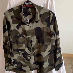 Camouflage blouse